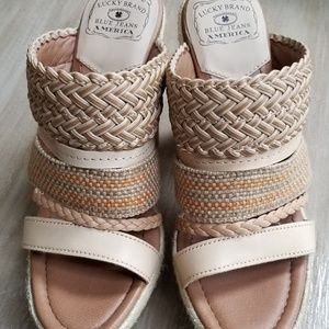 Lucky Brand Mika Platform Sandals Size 9.5 Women